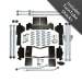 Rubicon Express RE8300T Kit sospensione